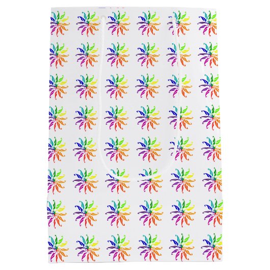 Cadeautas - Meerdere kleurenwielen met tekst (Achterkant)