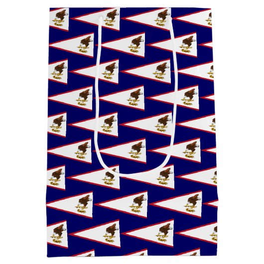 Cadeautas met Amerikaans Samoa, Verenigde Staten (Achterkant)