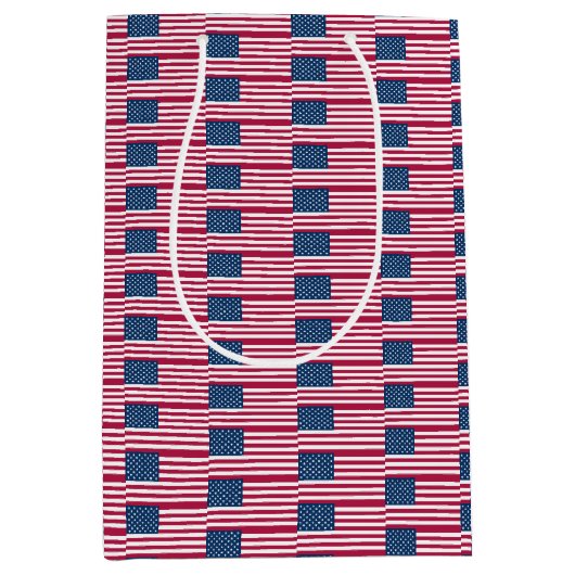 Cadeautas met Amerikaanse vlag (Voorkant)