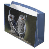 Cadeautas met babyuilen (Achterkant Gekanteld)