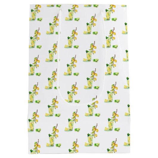 Cadeautas met citroendrank (Achterkant)