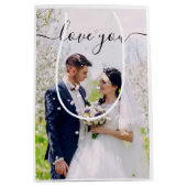 Cadeautas met foto en 'Ik hou van jou'-tekst (Voorkant)