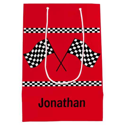 Cadeautas met gereguleerde vlag (Achterkant)