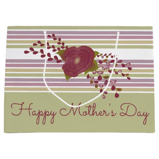 Cadeautas met groot Moederdag (Voorkant)