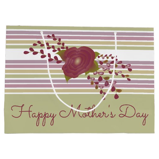 Cadeautas met groot Moederdag (Achterkant)