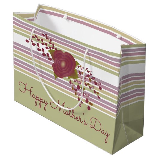 Cadeautas met groot Moederdag (Achterkant Gekanteld)