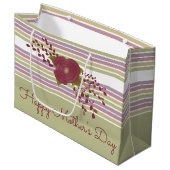 Cadeautas met groot Moederdag (Voorkant Gekanteld)