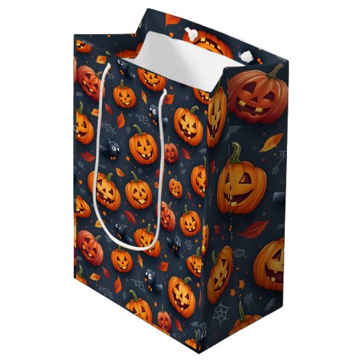 Cadeautas met Halloween-thema (Voorkant Gekanteld)