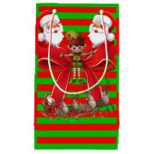 Cadeautas met kerstcadeaus (Voorkant)