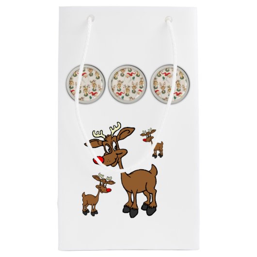 Cadeautas met kerstcadeaus (Achterkant)