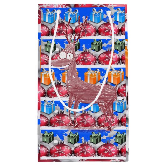 Cadeautas met kerstcadeaus (Achterkant)