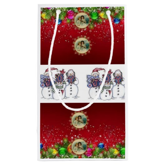 Cadeautas met kerstcadeaus (Achterkant)