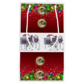 Cadeautas met kerstcadeaus (Voorkant)