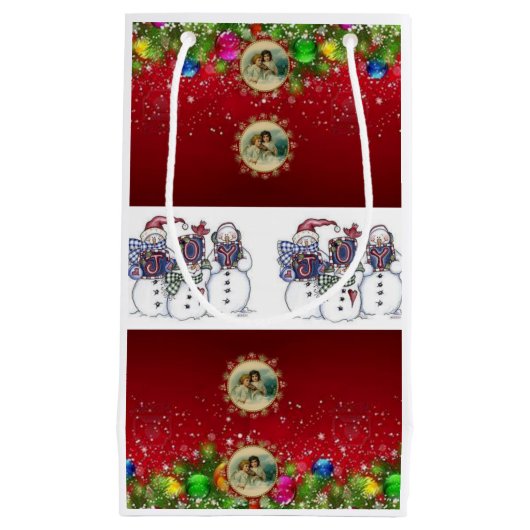 Cadeautas met kerstcadeaus (Voorkant)