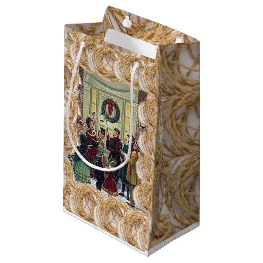 Cadeautas met kerstcadeaus (Voorkant Gekanteld)