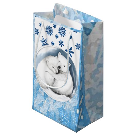 Cadeautas met kerstcadeaus (Voorkant Gekanteld)