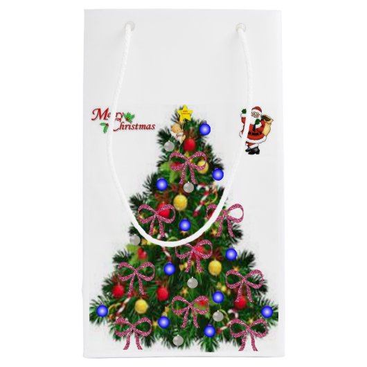 Cadeautas met kerstcadeaus (Achterkant)