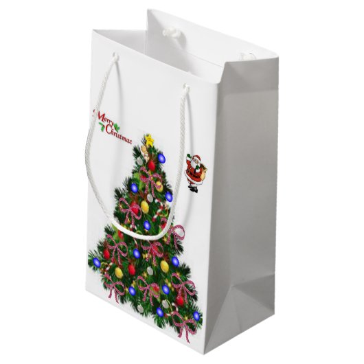 Cadeautas met kerstcadeaus (Achterkant Gekanteld)