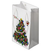 Cadeautas met kerstcadeaus (Voorkant Gekanteld)