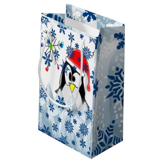 Cadeautas met kerstmis (Achterkant Gekanteld)