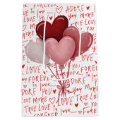 Cadeautas met liefdesvibes middelgroot (Achterkant)