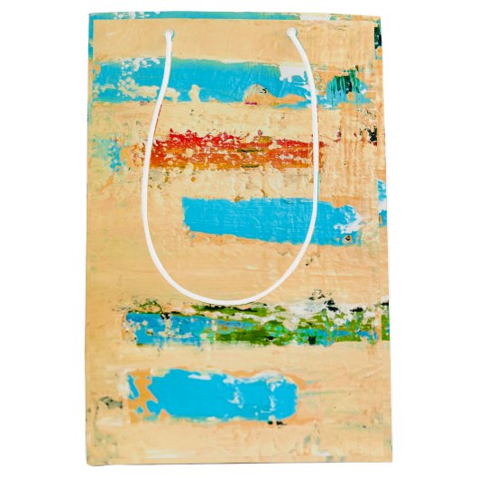 Cadeautas met originele strandkunst (Voorkant)