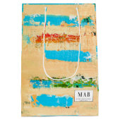 Cadeautas met originele strandkunst (Achterkant)