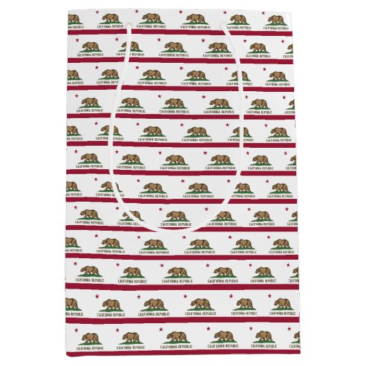 Cadeautas met vlag van Californië, Verenigde State (Voorkant)