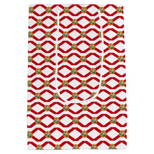 Cadeautas met vlag van Florida, VS (Achterkant)