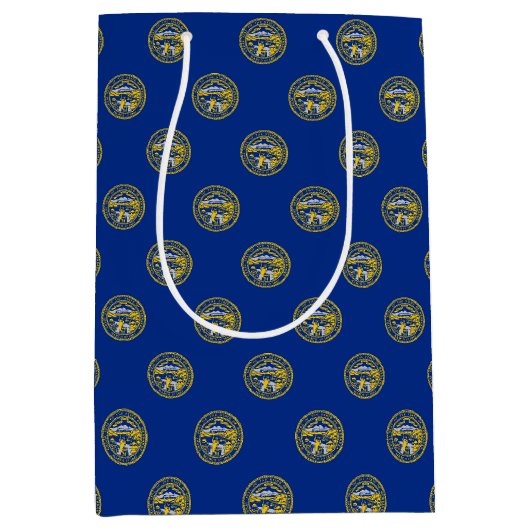 Cadeautas met vlag van Nebraska, Verenigde Staten (Voorkant)