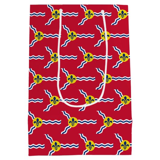 Cadeautas met vlag van St. Louis, USA (Achterkant)