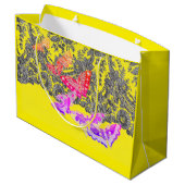 Cadeautas, met wieltjes, met wieltjes groot cadeauzakje (Achterkant Gekanteld)