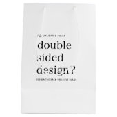 Cadeautas ontwerp uploaden (Achterkant)