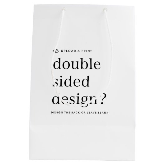 Cadeautas ontwerp uploaden (Achterkant)