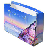 Cadeautas Positano, Italië Zonsondergang (Achterkant Gekanteld)