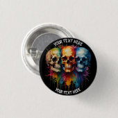 Cadeautas Ronde Button 3,2 Cm (Voorkant /achterkant)