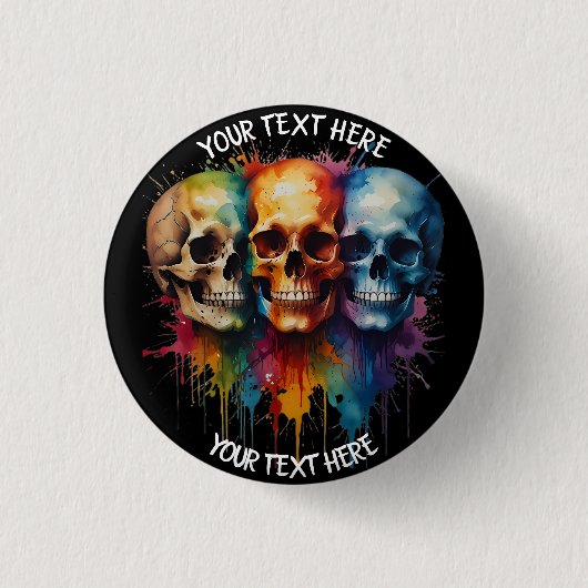 Cadeautas Ronde Button 3,2 Cm (Voorkant)