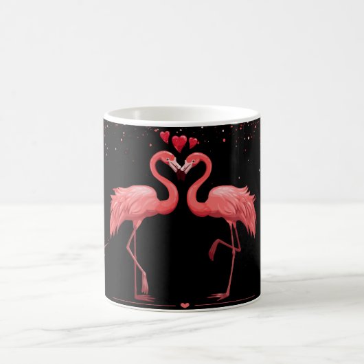 Cadeautas - Roze Flamingo Koffiemok (Center)