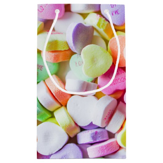 Cadeautas - Snoep conversatie harten (Achterkant)