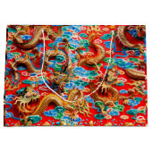 cadeautas van draken met tempel (Voorkant)