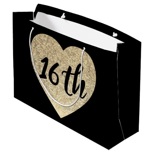 cadeautas voor 16e verjaardag (Achterkant Gekanteld)