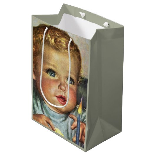 cadeautas voor de eerste verjaardag (Voorkant Gekanteld)