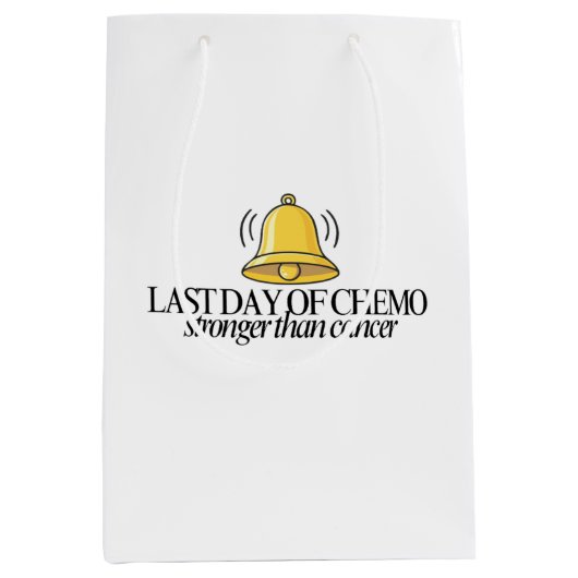 Cadeautas voor de laatste dag van chemo (Voorkant)
