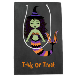 cadeautas voor Halloween Chalkboard Mermaid Witch