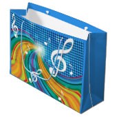 Cadeautas voor illustratie van muziek (Voorkant Gekanteld)