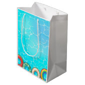 Cadeautas voor kinderzwembadfeestje (Achterkant Gekanteld)