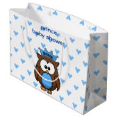 cadeautas voor printowl baby shower (Achterkant Gekanteld)