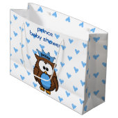 cadeautas voor printowl baby shower (Voorkant Gekanteld)