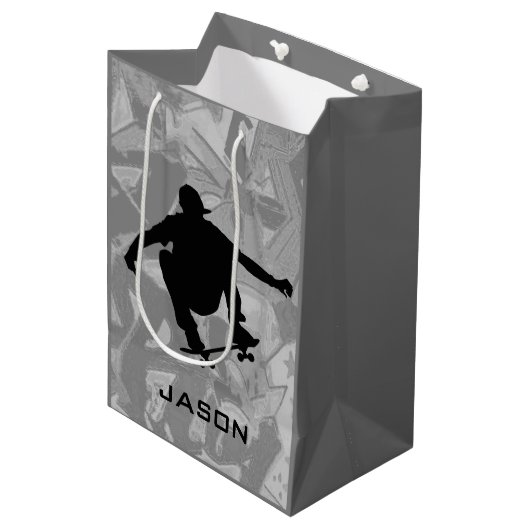 Cadeautas voor skateboarden (Voorkant Gekanteld)