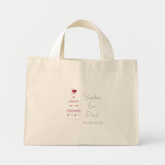 cadeautas voor taart voor bruiloft mini tote bag